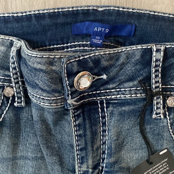 Apt 9 bootcut bling jeans - Picture 2 of 5